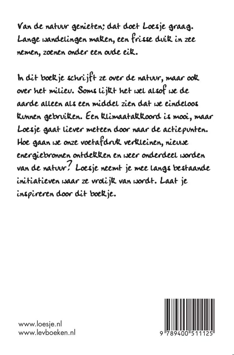 DE MENS TERUG IN HET MILIEU