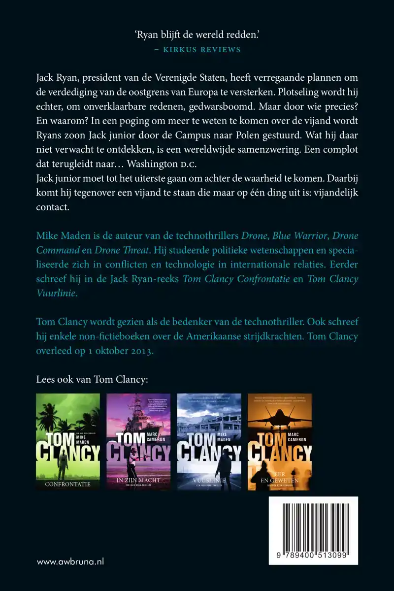 TOM CLANCY VIJANDELIJK CONTACT