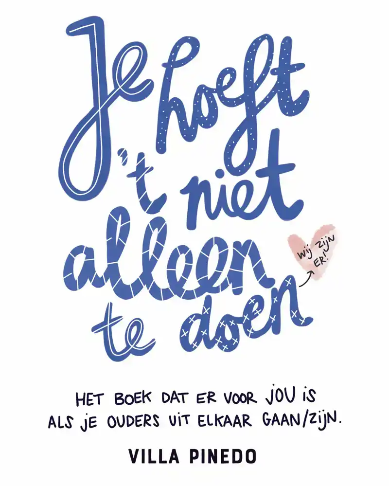 JE HOEFT HET NIET ALLEEN TE DOEN