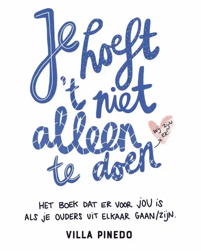 JE HOEFT HET NIET ALLEEN TE DOEN