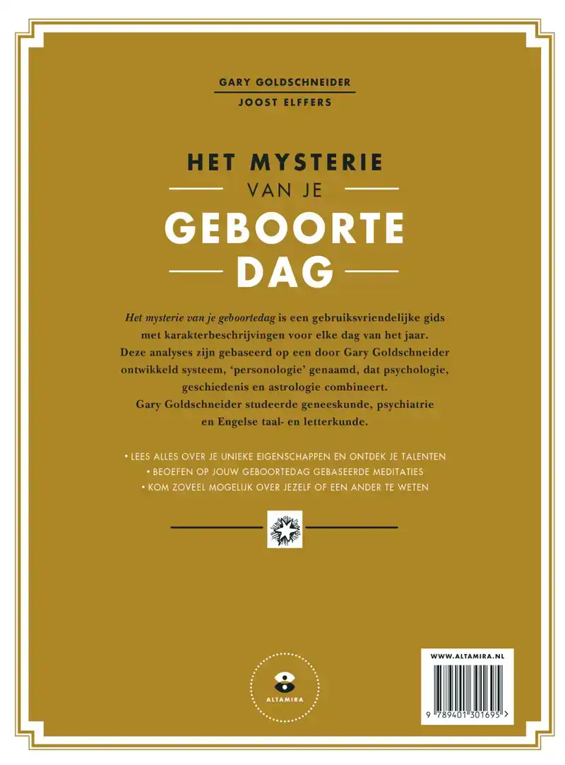 HET MYSTERIE VAN JE GEBOORTEDAG