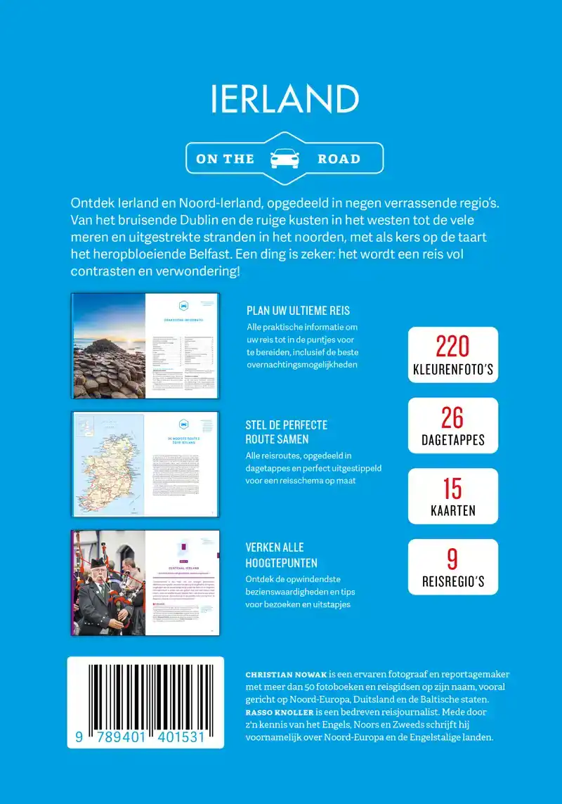 LANNOO'S AUTOBOEK IERLAND ON THE ROAD