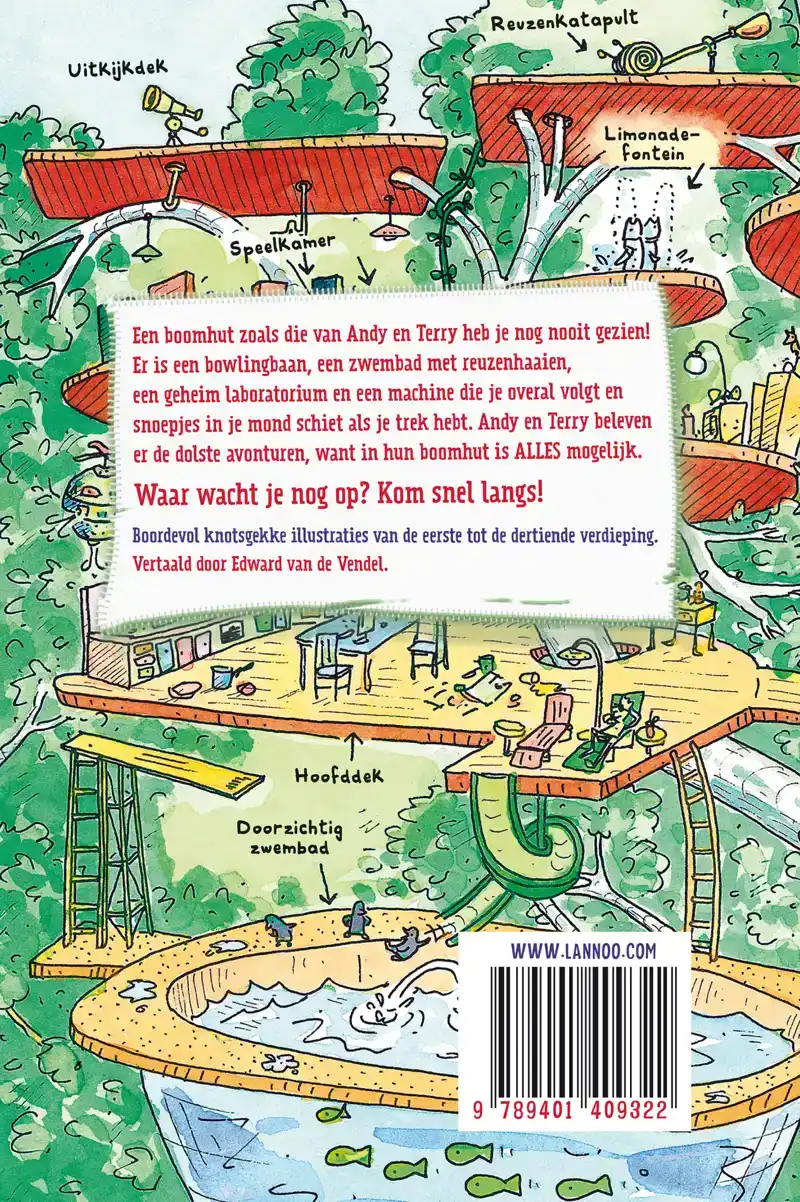 DE WAANZINNIGE BOOMHUT VAN 13 VERDIEPINGEN