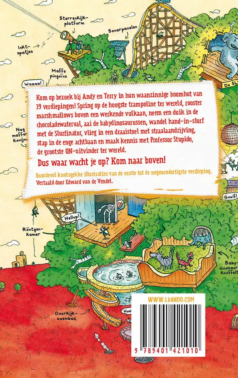 DE WAANZINNIGE BOOMHUT VAN 39 VERDIEPINGEN