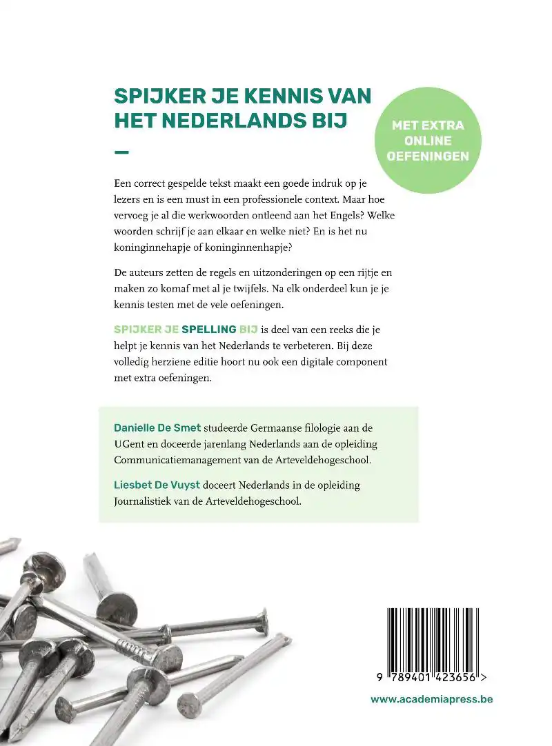 SPIJKER JE SPELLING BIJ