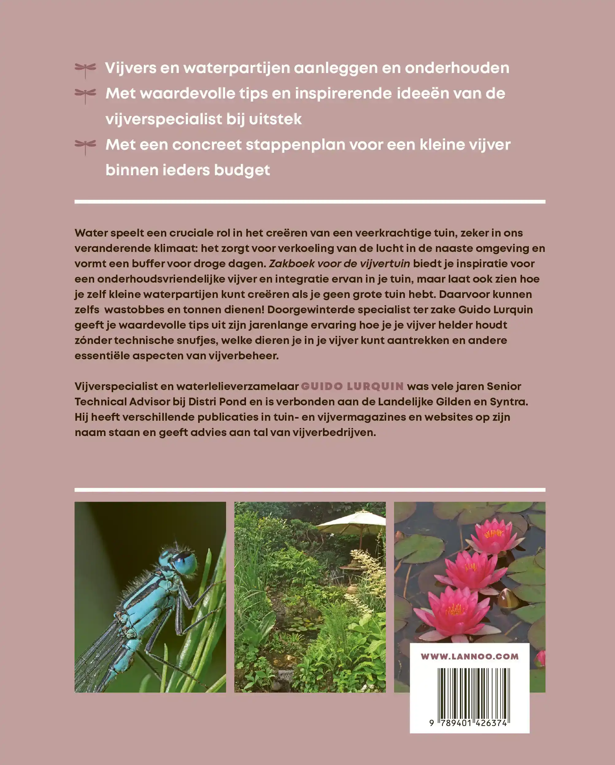 ZAKBOEK VOOR DE VIJVERTUIN