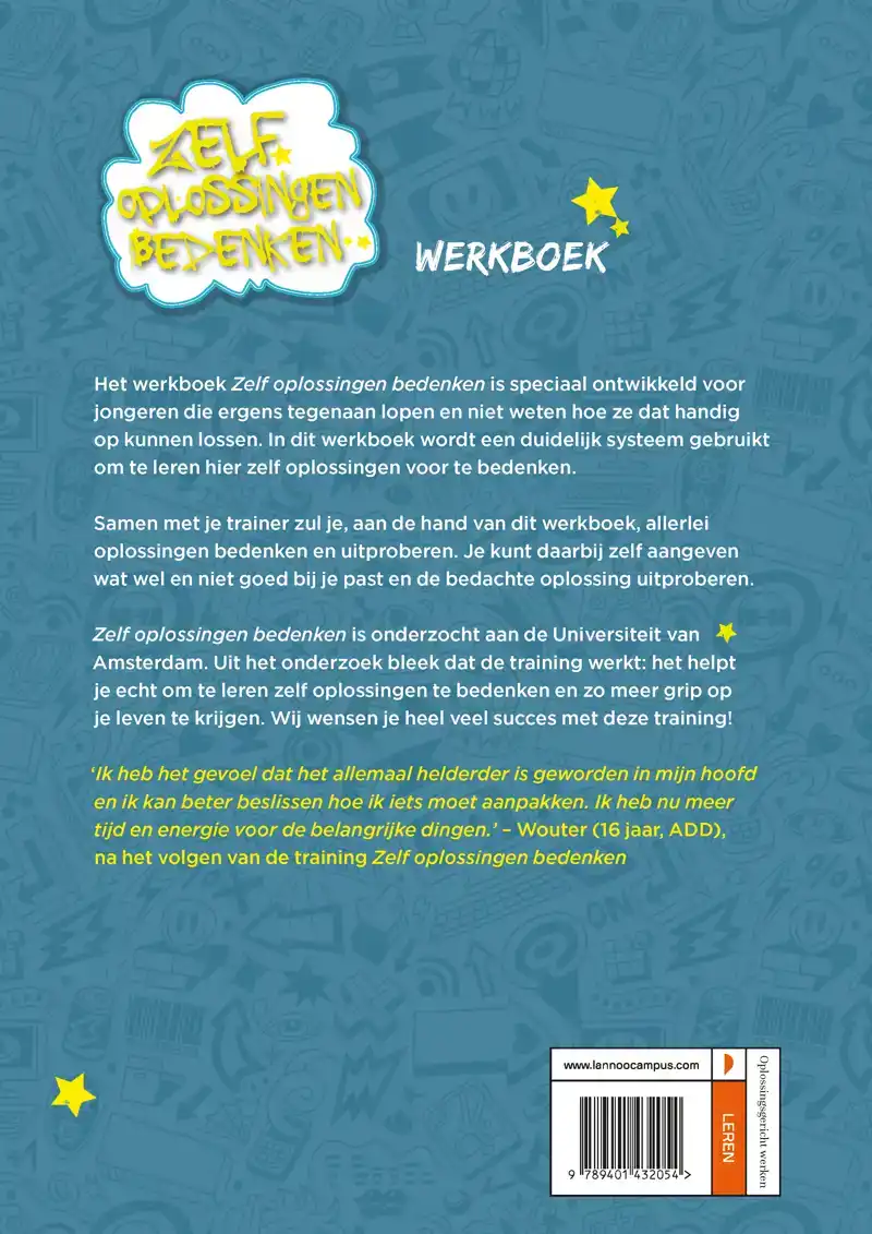 ZELF OPLOSSINGEN BEDENKEN - WERKBOEK