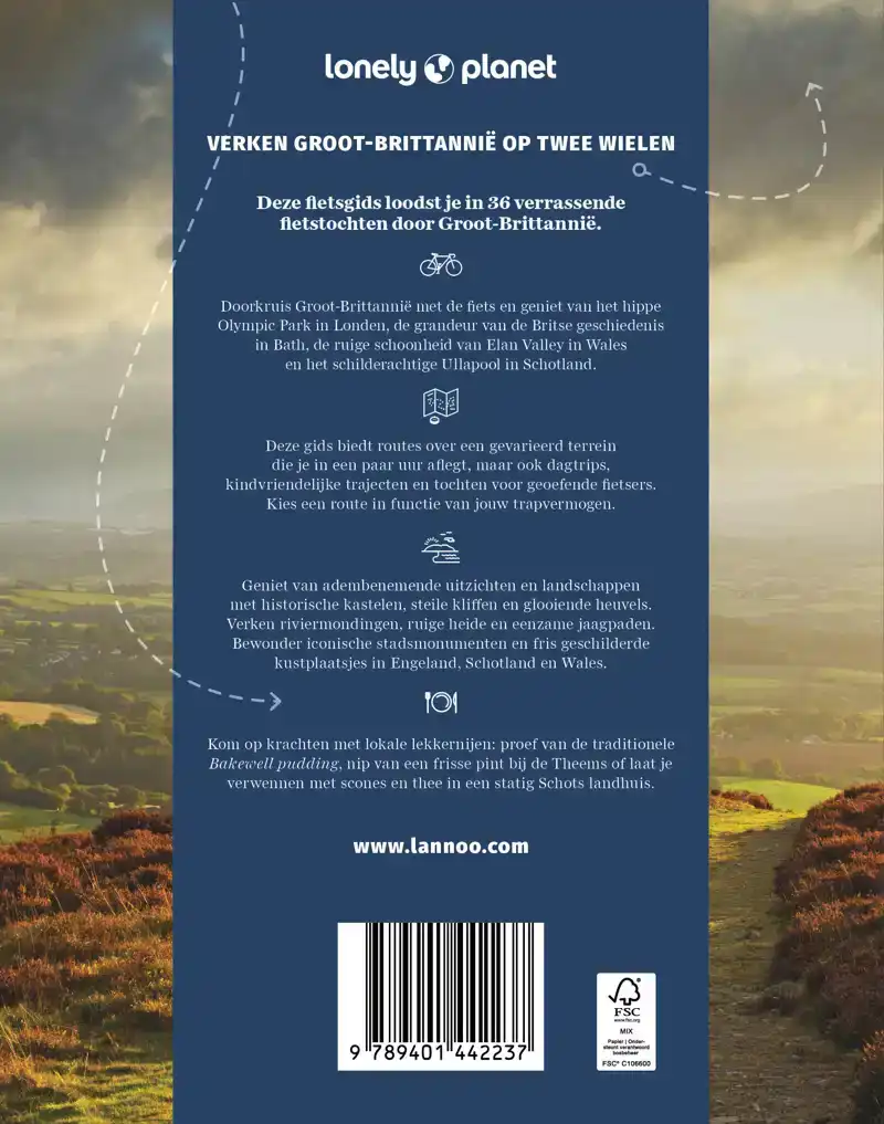 LONELY PLANET FIETSGIDS GROOT-BRITTANNIE