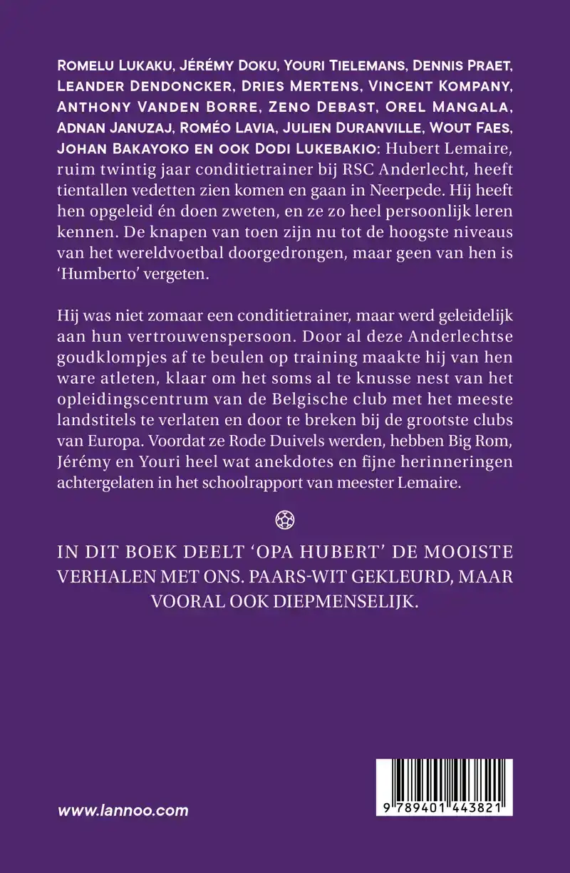 ACHTER DE SCHERMEN BIJ SPORTING ANDERLECHT