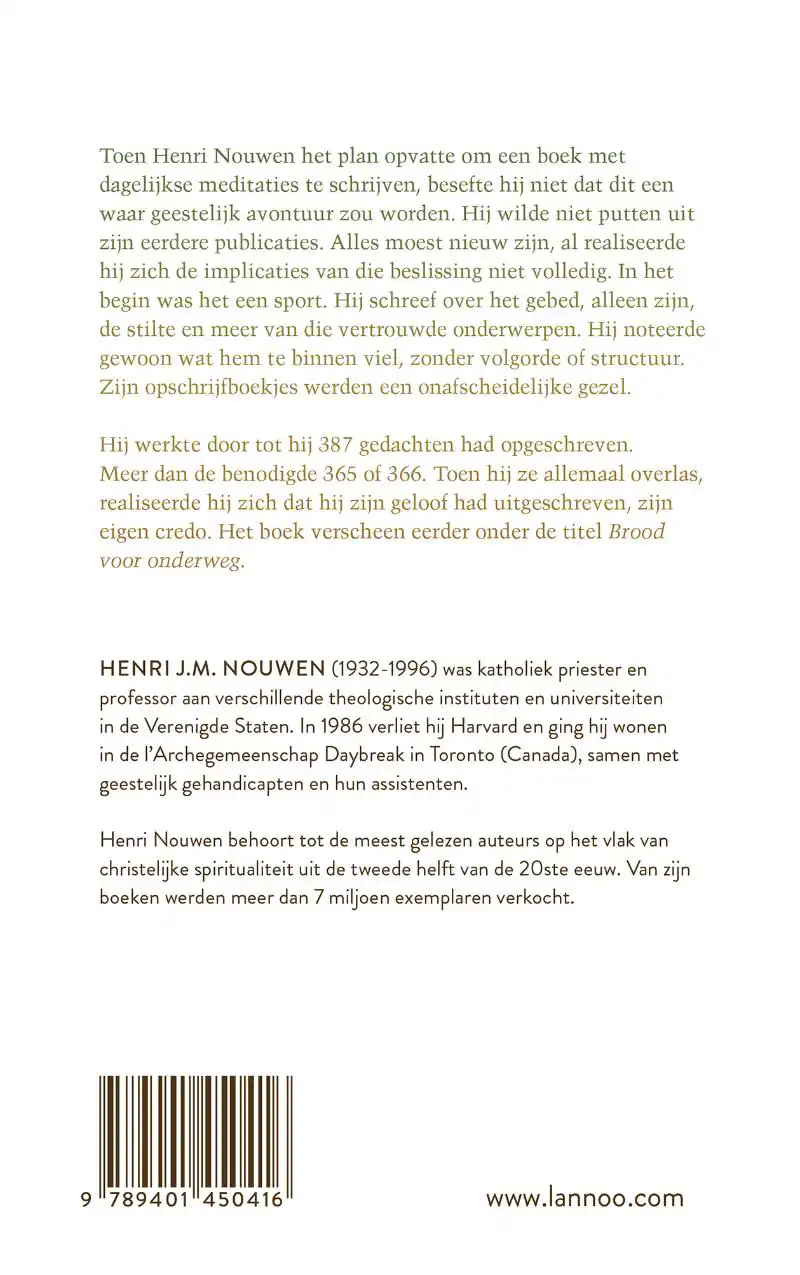 EEN JAAR MET HENRI NOUWEN