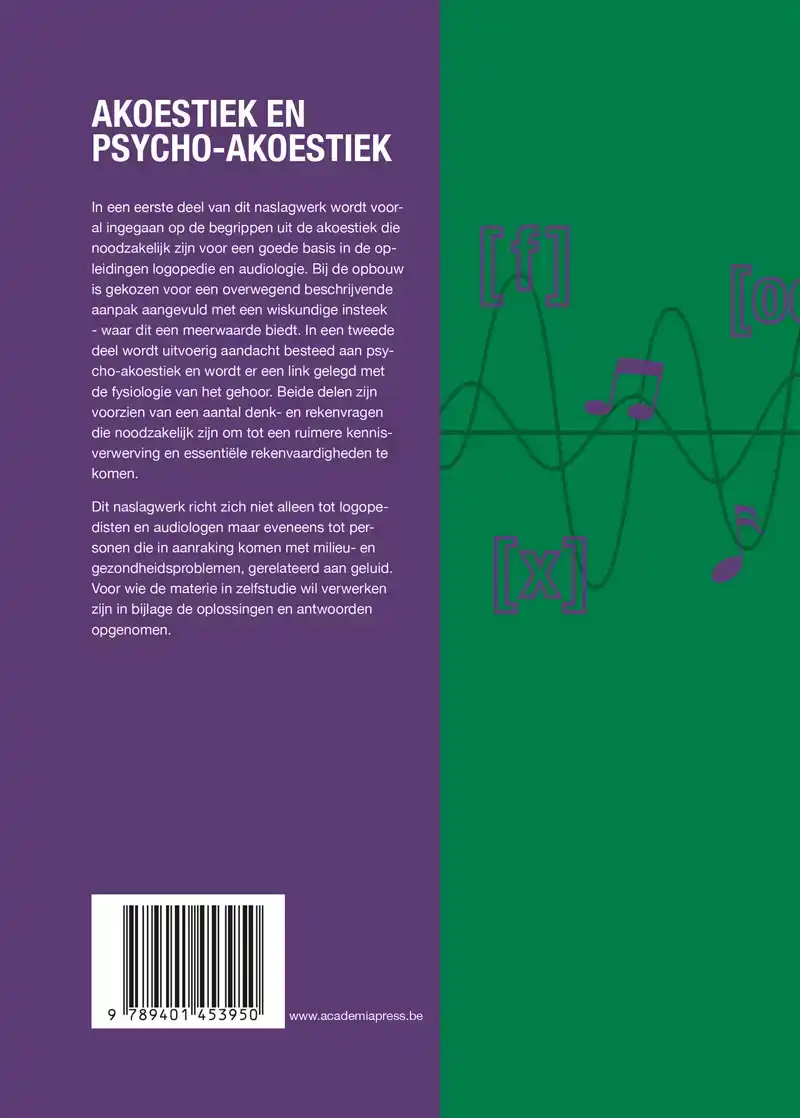 AKOESTIEK EN PSYCHO-AKOESTIEK