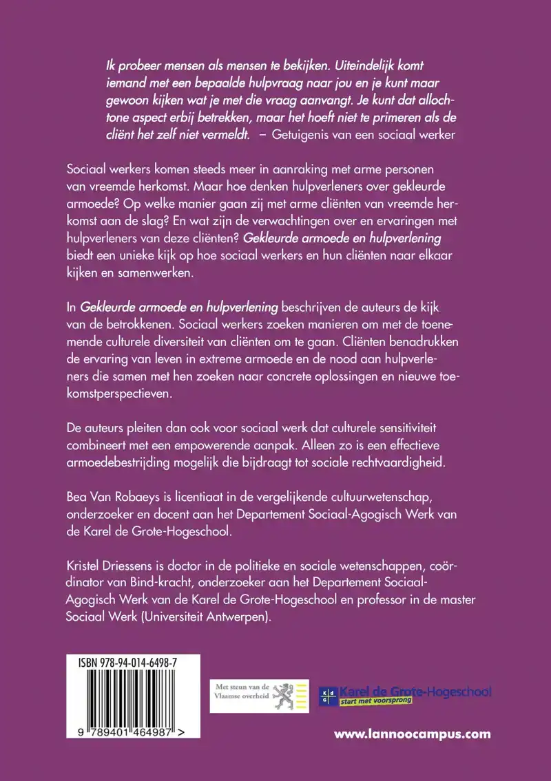 GEKLEURDE ARMOEDE EN HULPVERLENING