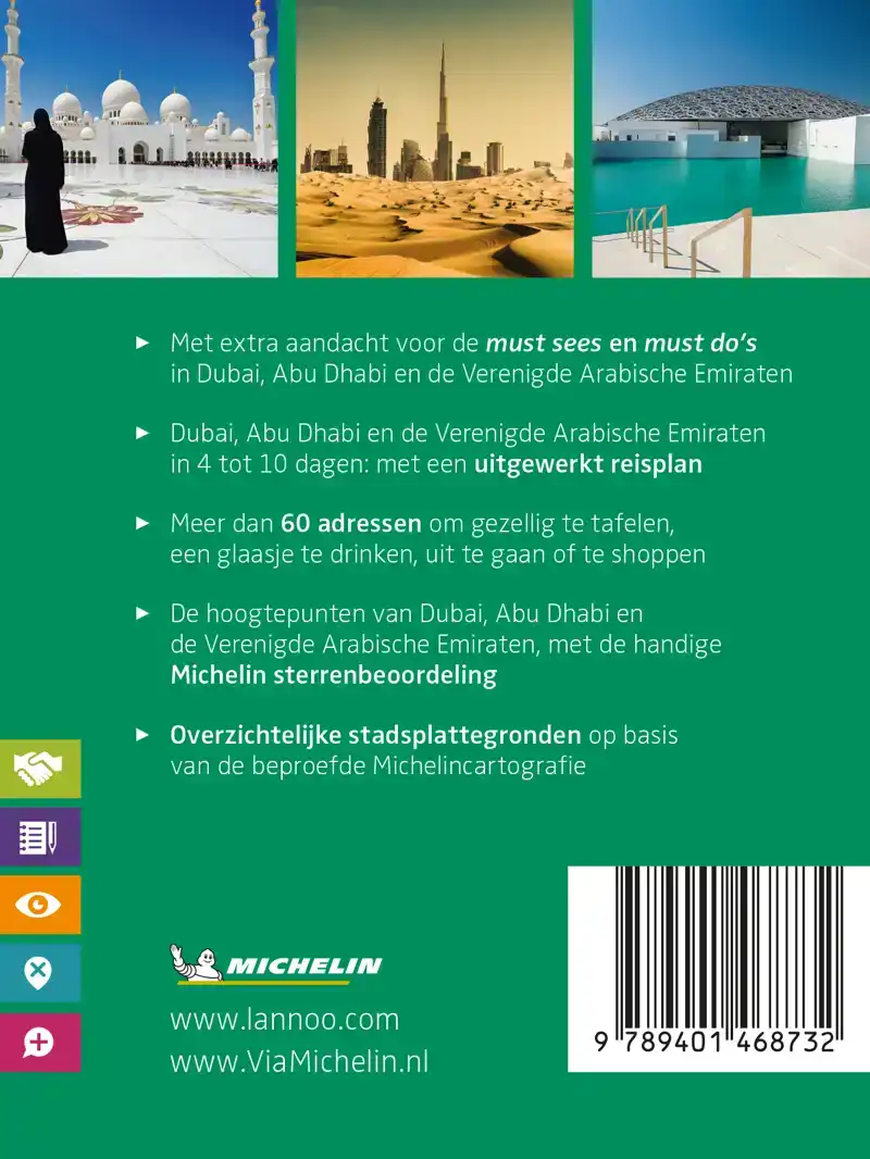 MICHELIN REISGIDS SHORT BREAK DUBAI- ABU DABI- VERENIGDE ARA