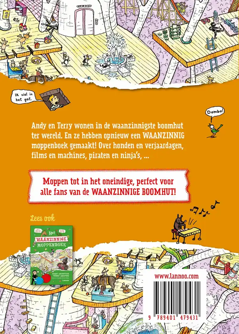 HET TWEEDE WAANZINNIGE MOPPENBOEK