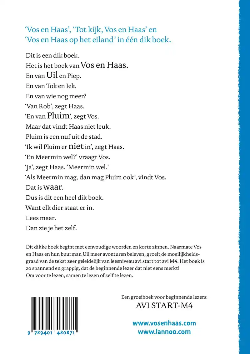 HET DIKKE BOEK VAN VOS EN HAAS