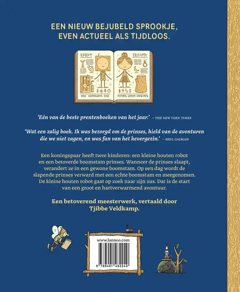 DE KLEINE HOUTEN ROBOT EN DE BOOMSTAM PRINSES