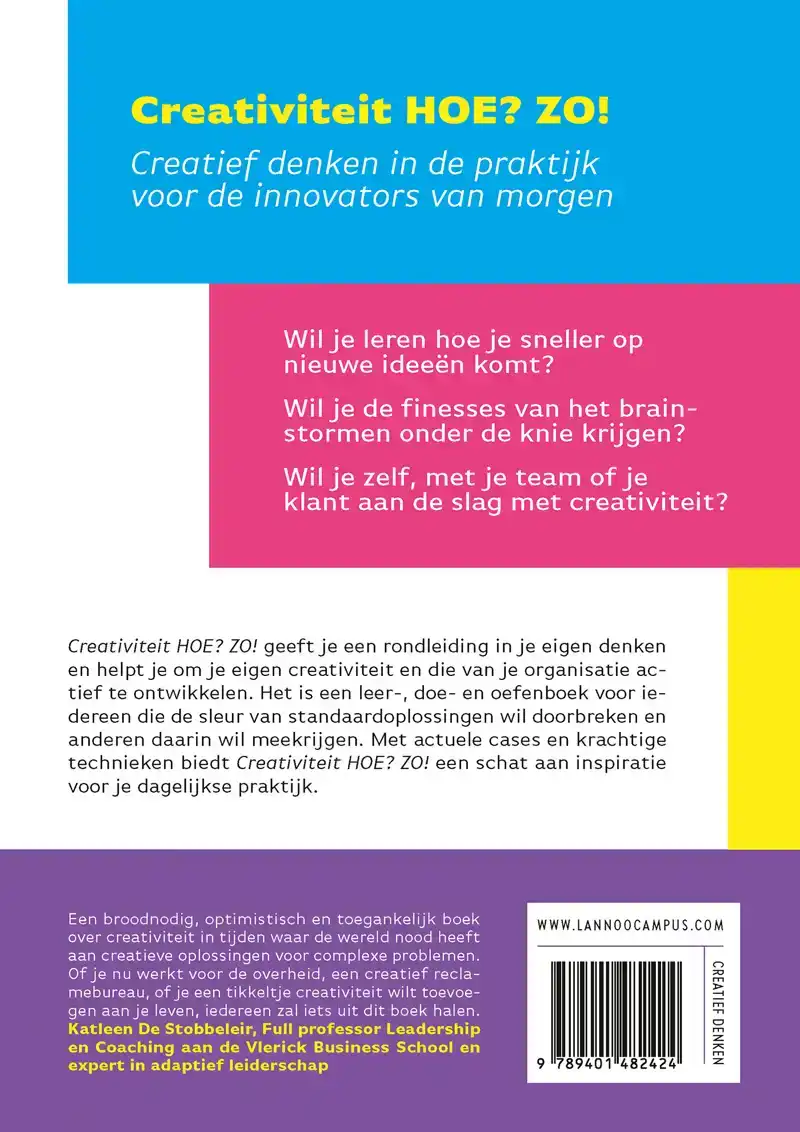 CREATIVITEIT. HOE? ZO!