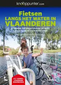 KNOOPPUNTER FIETSEN LANGS HET WATER IN VLAANDEREN