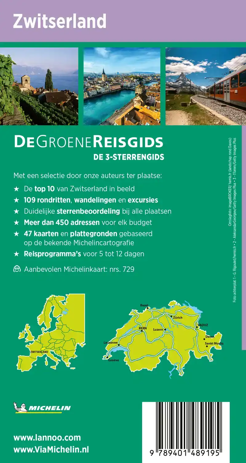 DE GROENE REISGIDS - ZWITSERLAND