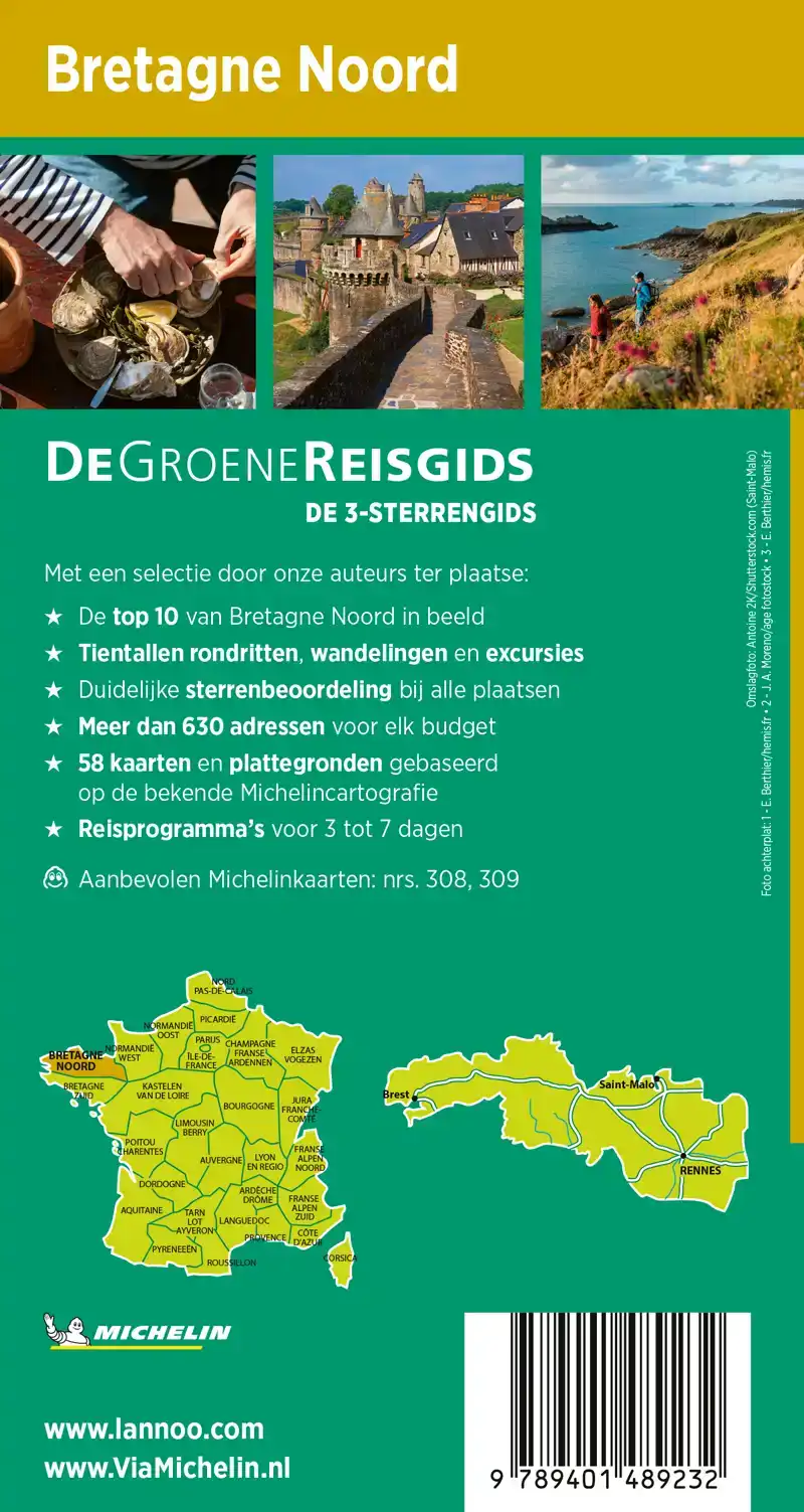 DE GROENE REISGIDS - BRETAGNE NOORD