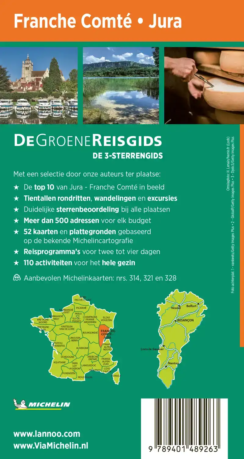 DE GROENE REISGIDS - FRANCHE COMTE - JURA