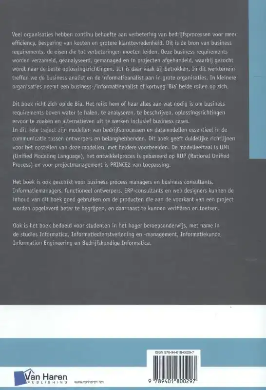 INFORMATIEANALYSE VOOR ENGINEERING EN MANAGEMENT REQUIREMENT
