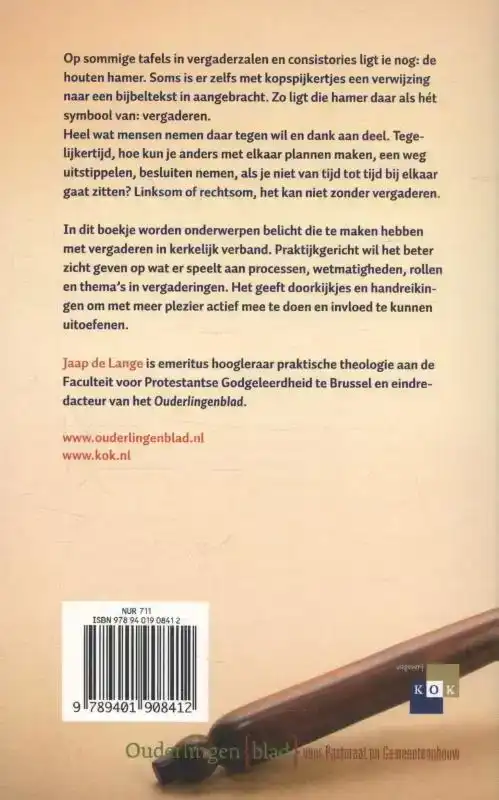 MET DE HAMER OP TAFEL