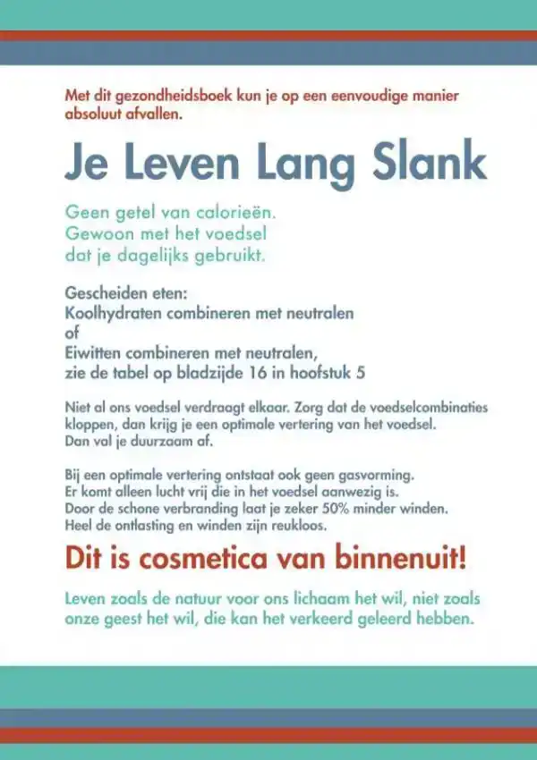 JE LEVEN LANG SLANK