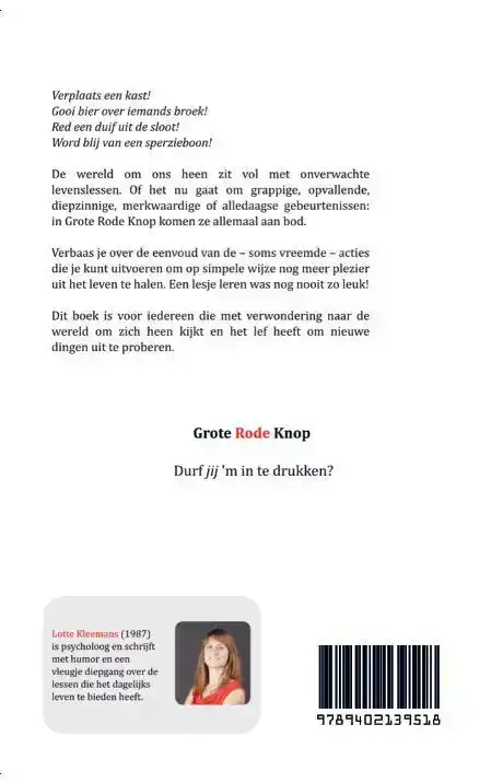 GROTE RODE KNOP