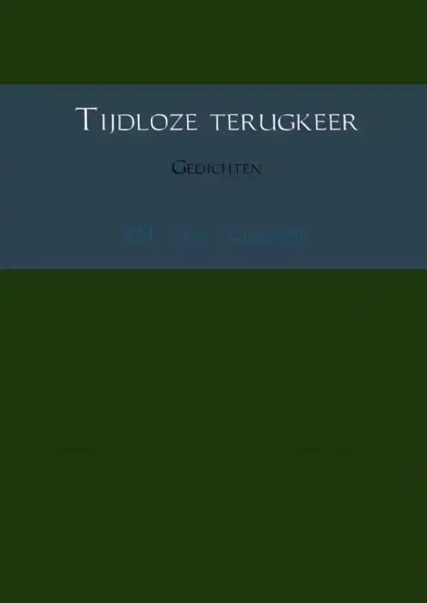 TIJDLOZE TERUGKEER