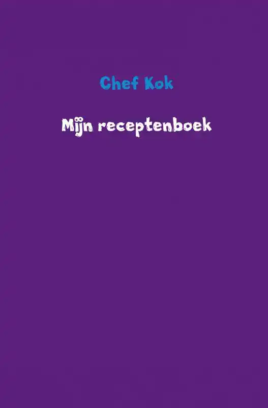 MIJN RECEPTENBOEK