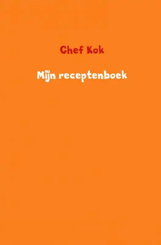 MIJN RECEPTENBOEK