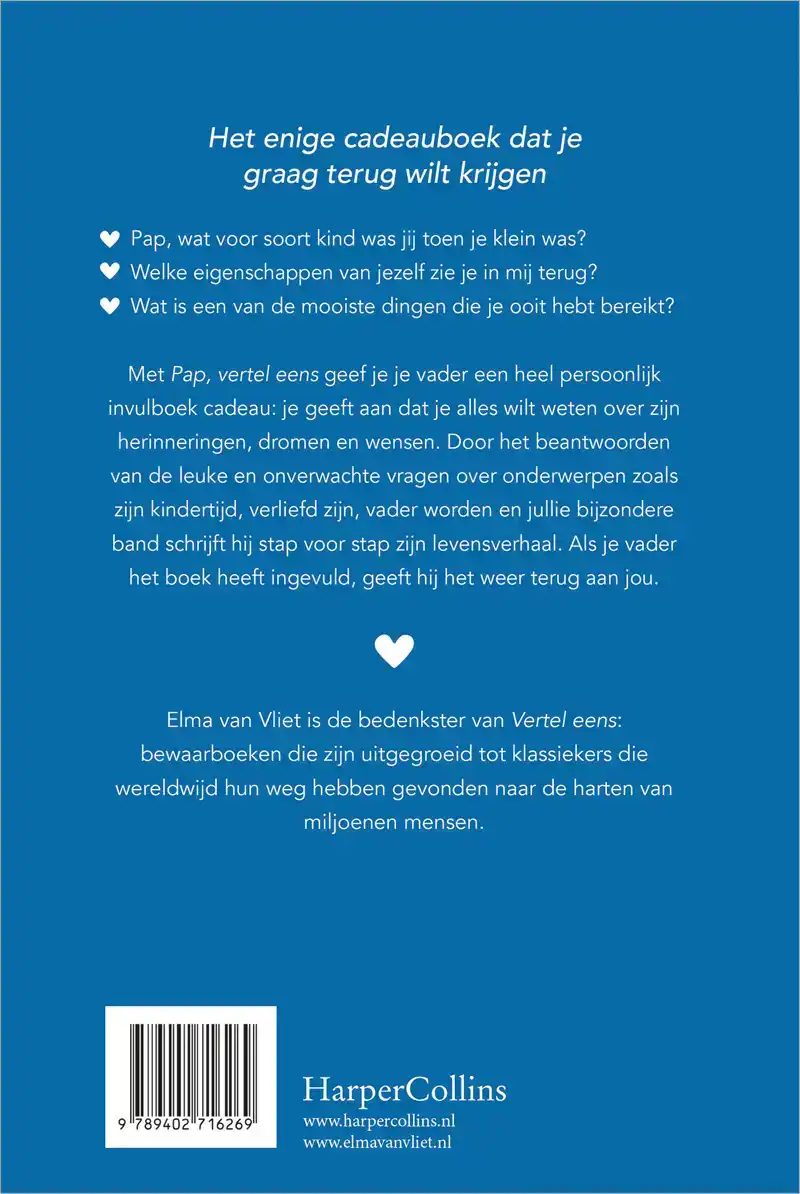 PAP, VERTEL EENS