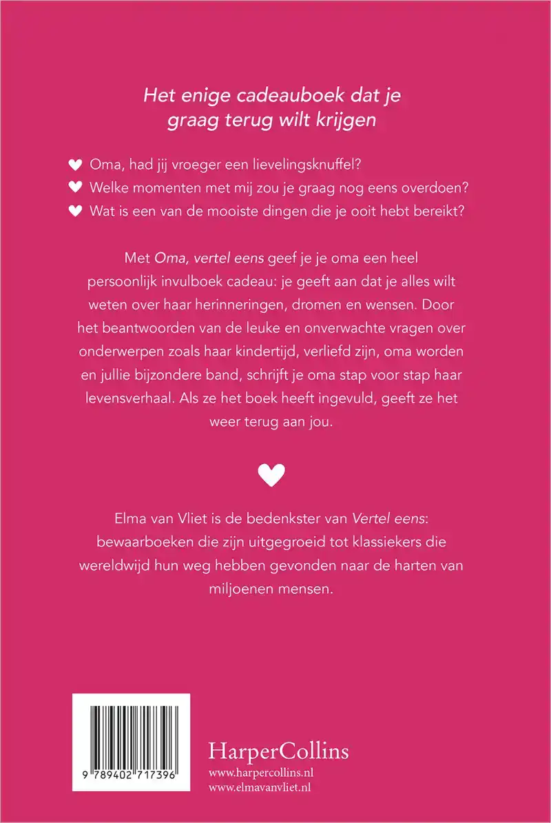 OMA, VERTEL EENS
