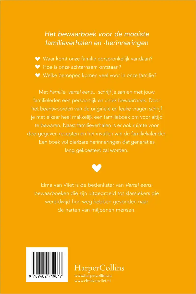 FAMILIE, VERTEL EENS