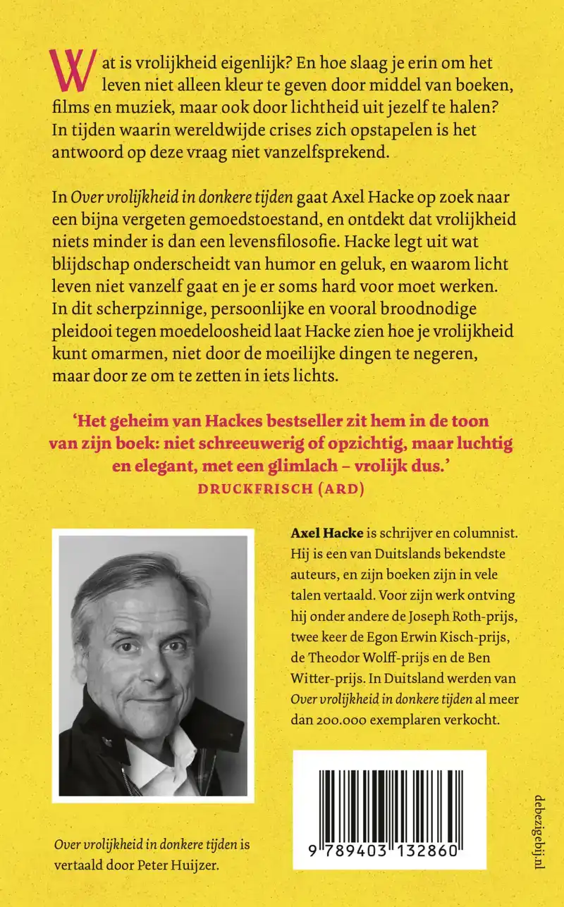 OVER VROLIJKHEID IN DONKERE TIJDEN