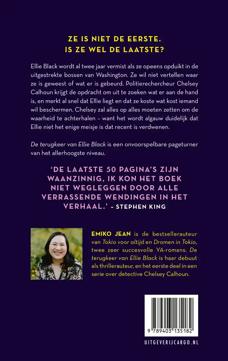 DE TERUGKEER VAN ELLIE BLACK