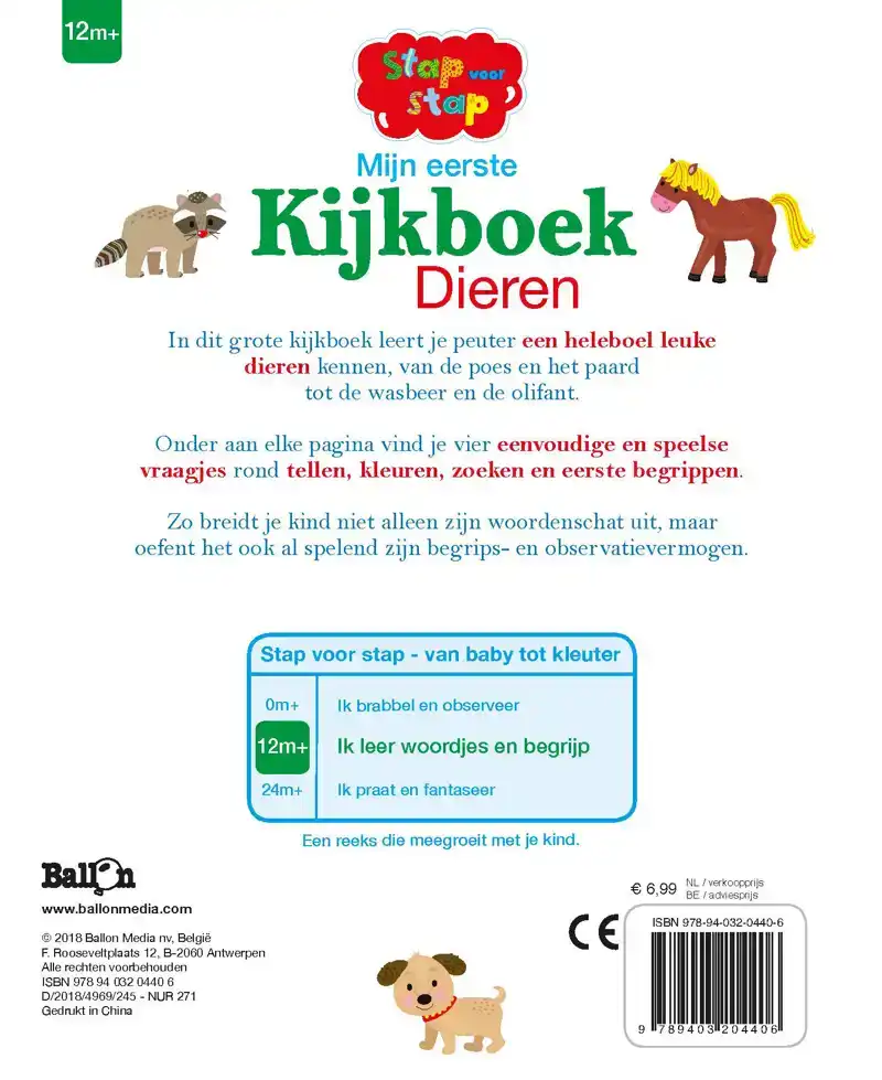 MIJN EERSTE KIJKBOEK DIEREN