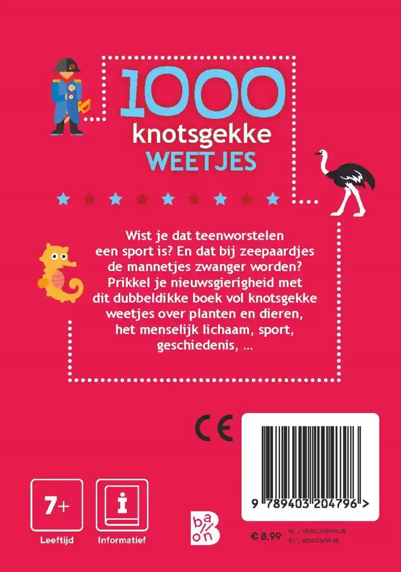 1000 KNOTSGEKKE WEETJES