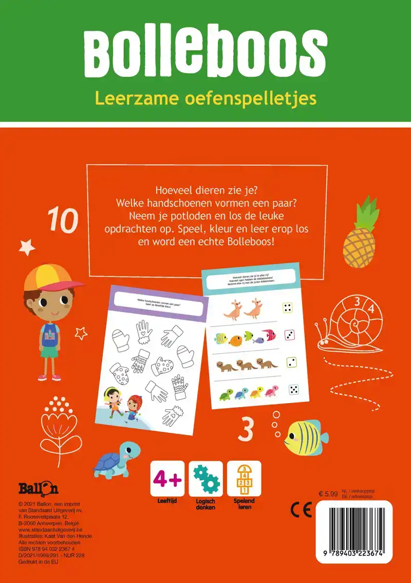 LEERRIJKE OEFENSPELLETJES 4+