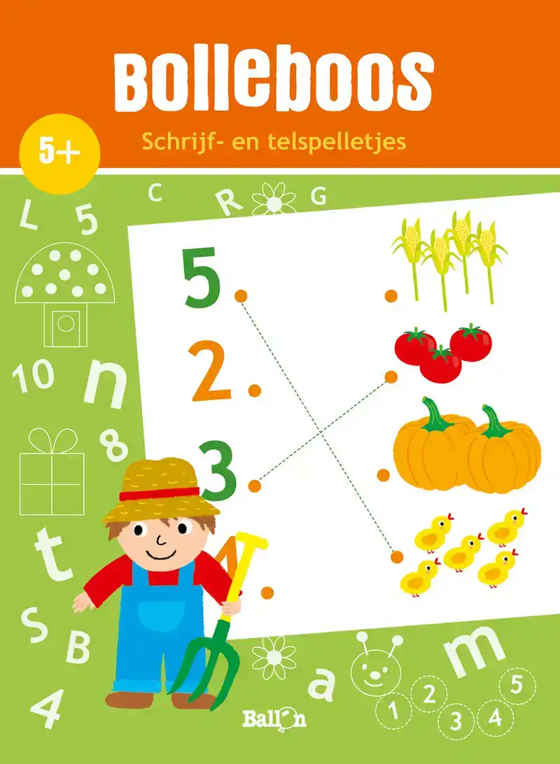 SCHRIJF- EN TELSPELLETJES 5+