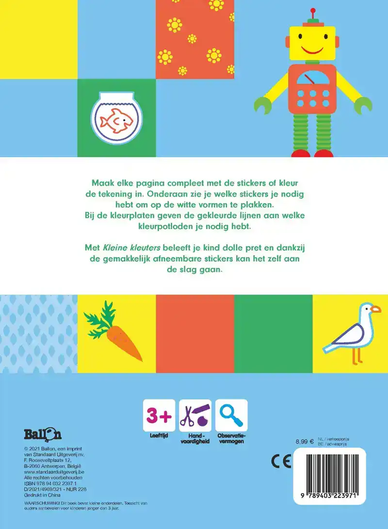 PLAKKEN EN KLEUREN 3+