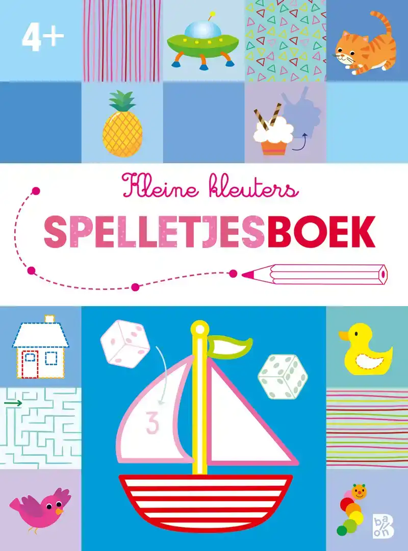 KLEINE KLEUTERS - SPELLETJESBOEK 4+