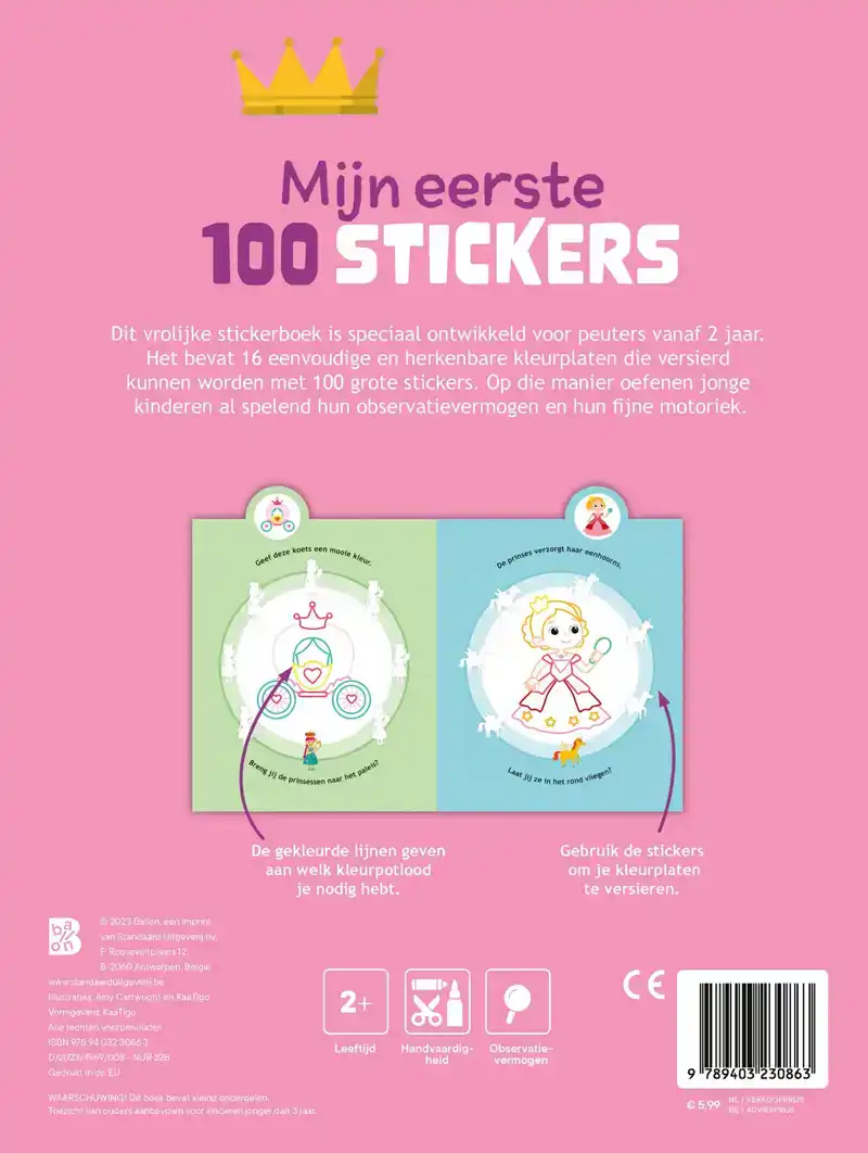 MIJN EERSTE 100 STICKERS: PRINSESSEN