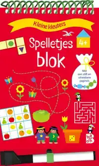 SPELLETJESBLOK MET VILTSTIFT 4+