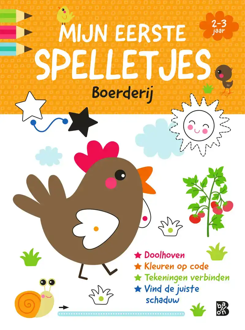 MIJN EERSTE SPELLETJESBLOK BOERDERIJ