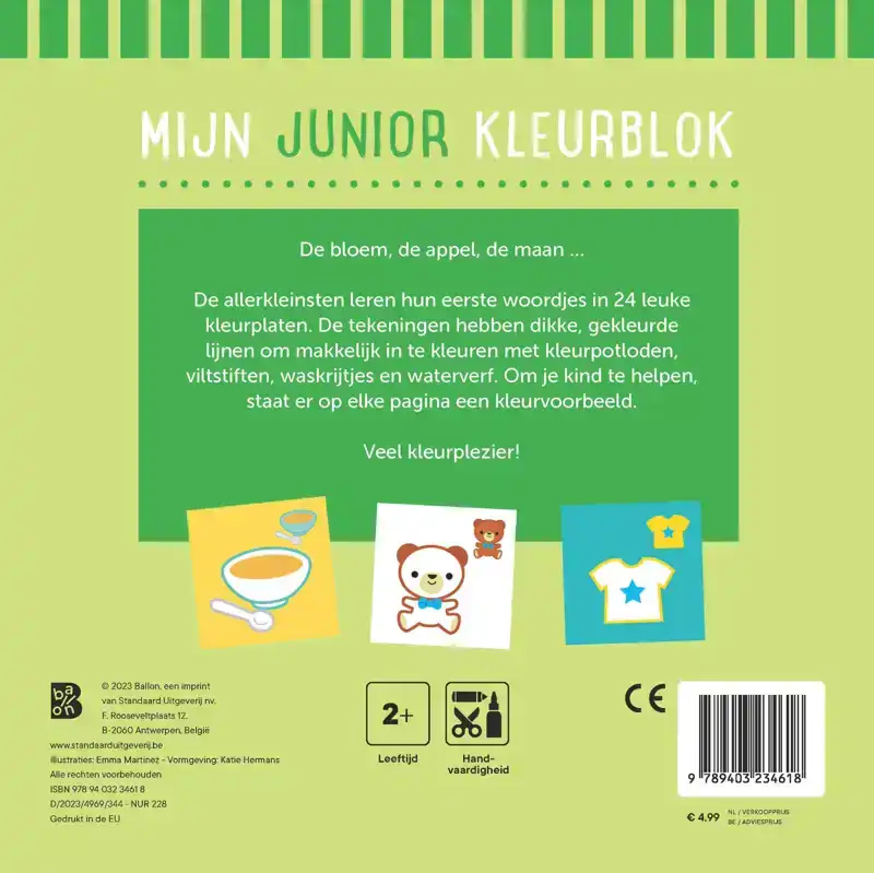 MIJN JUNIOR KLEURBLOK MIJN EERSTE WOORDJES