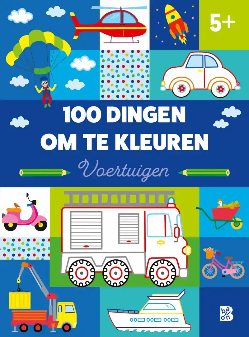 100 DINGEN OM TE KLEUREN: VOERTUIGEN