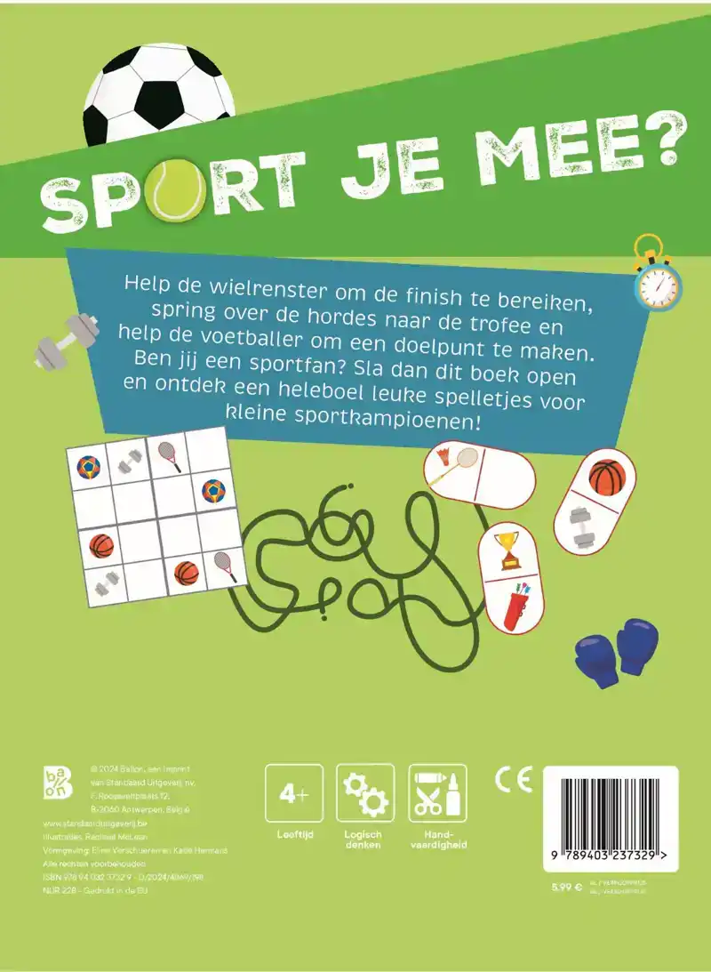 SPORT JE MEE? SPELLETJESBLOK