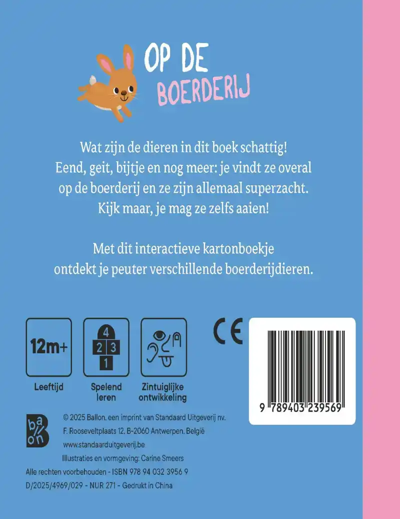 MIJN EERSTE VOELBOEKJE: OP DE BOERDERIJ